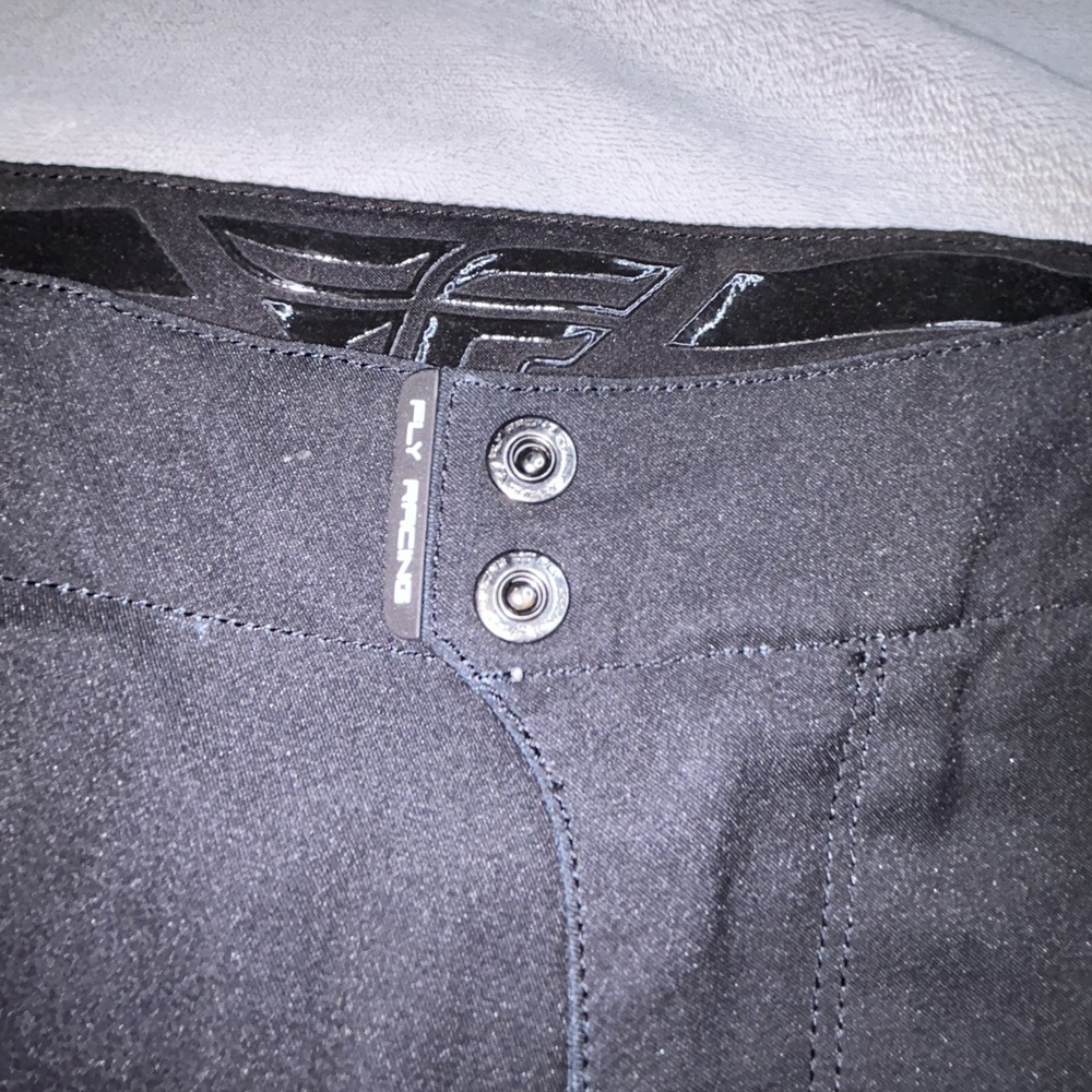 Fly Racing Radium Shorts 34 Black White - Picture 8 of 16